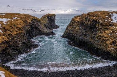 Snaefellsnes Yarımadası manzara, İzlanda