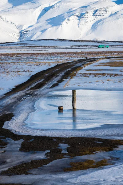 Snaefellsnes poloostrova krajiny, Island — Stock fotografie