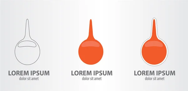 Conjunto de logotipos Enema —  Vetores de Stock