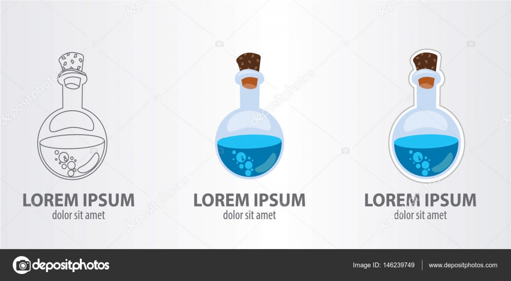 Test tube logos set Stock Vector Image by ©filkusto 146239749