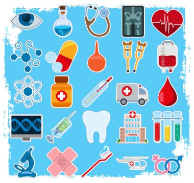 Hastane Icons set