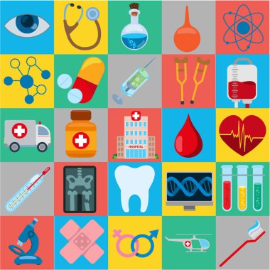 Hastane Icons set