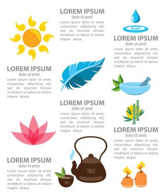 Spa infographics öğeleri