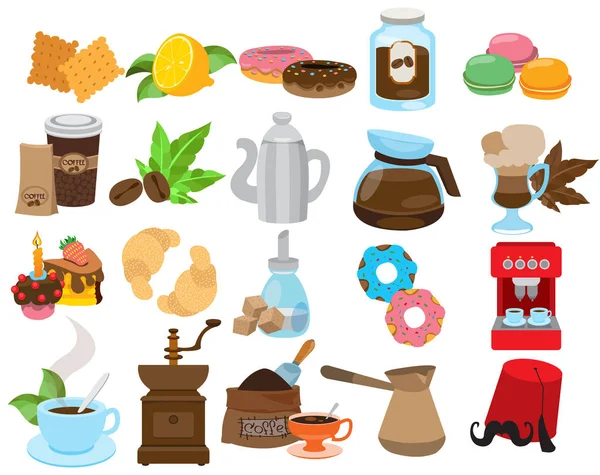 Coffeeshop icons set — Stock Vector