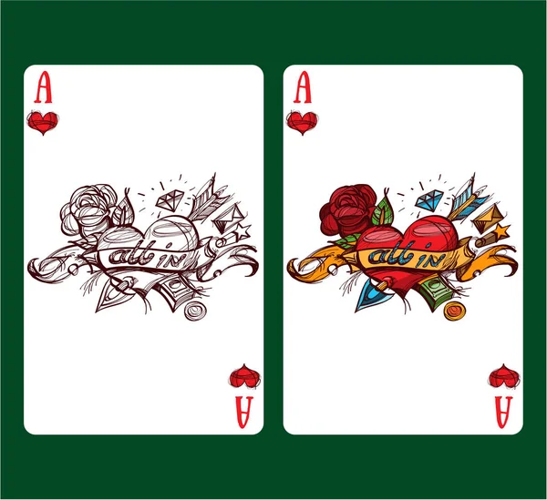 Symbole de carte à jouer — Image vectorielle