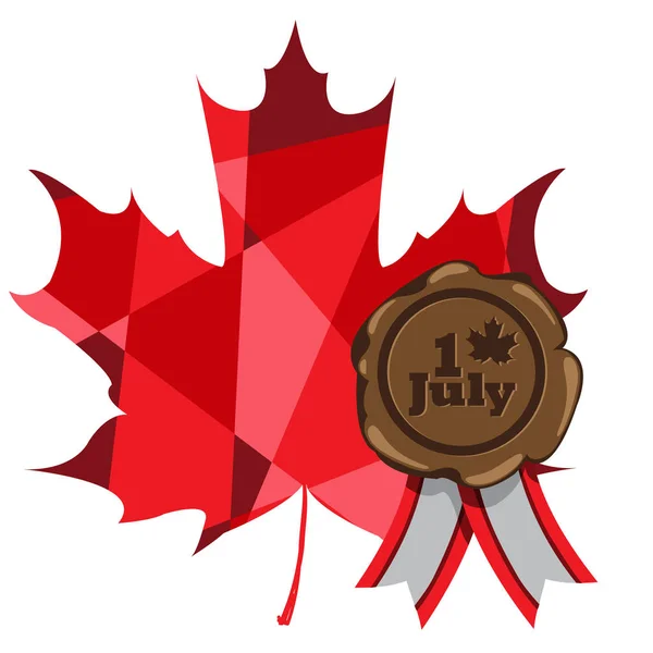 Národní symbol Kanady — Stockový vektor