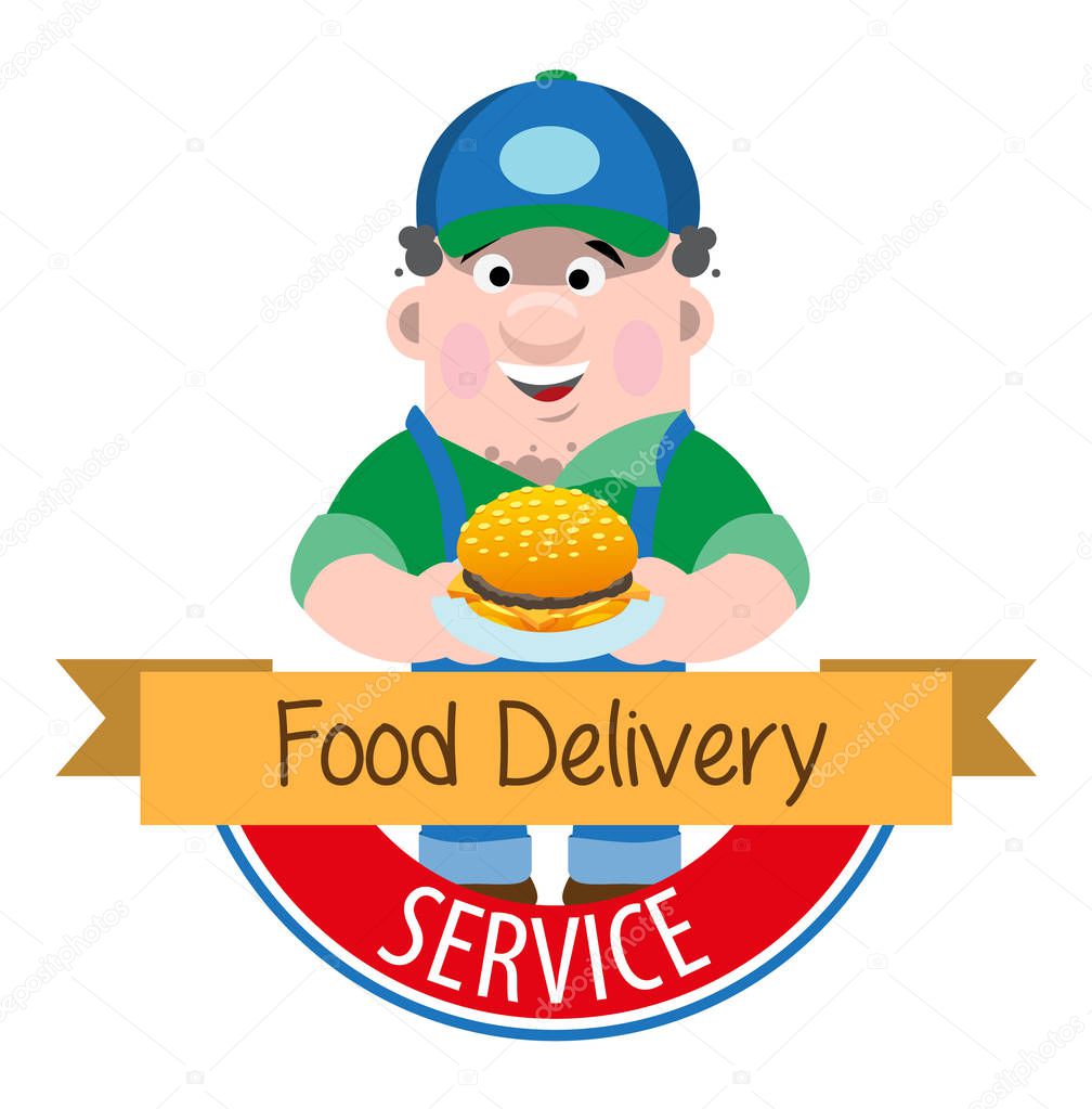 Worker of food delivery service