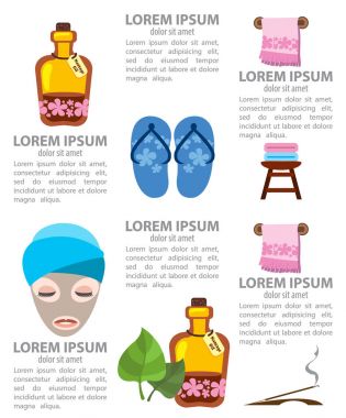 Spa infographics öğeleri