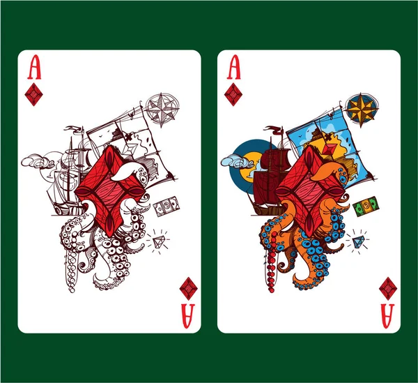 Symbole de carte à jouer — Image vectorielle