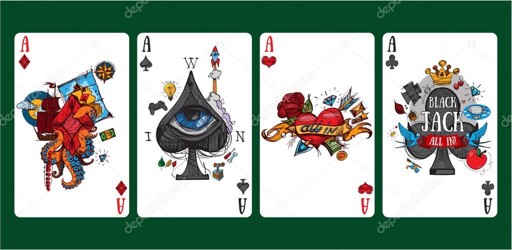 Playing cards symbols