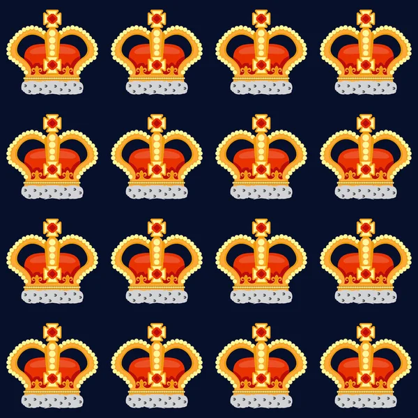 Seamless pattern britain signs — Stock Vector