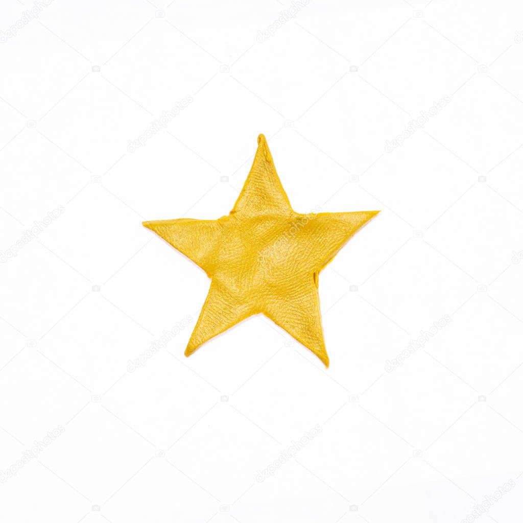 Yellow Star plasticine