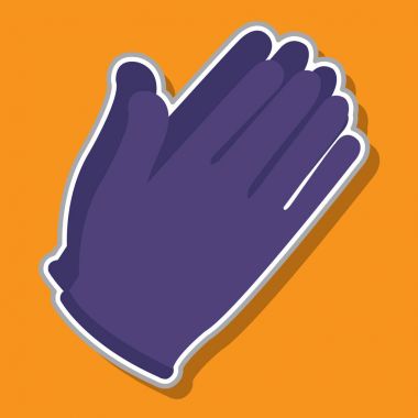 Gloves Sterile working icon clipart