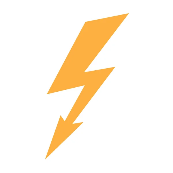 Fulmine, la carica elettrica del logo . — Vettoriale Stock