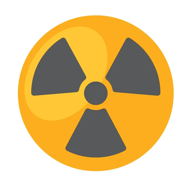 Logo für radioaktive Abfälle. — Stockvektor