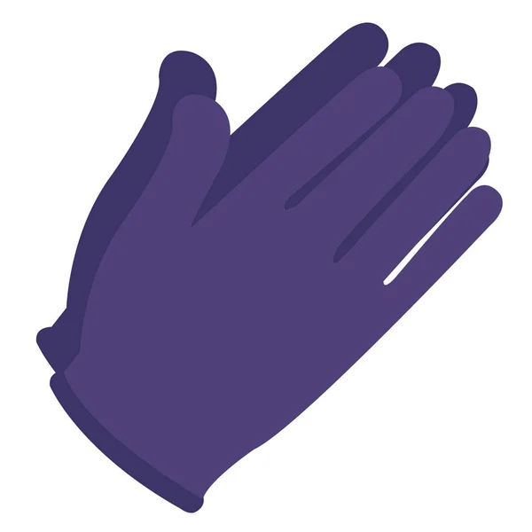 Handschoenen steriel werken pictogram — Stockvector