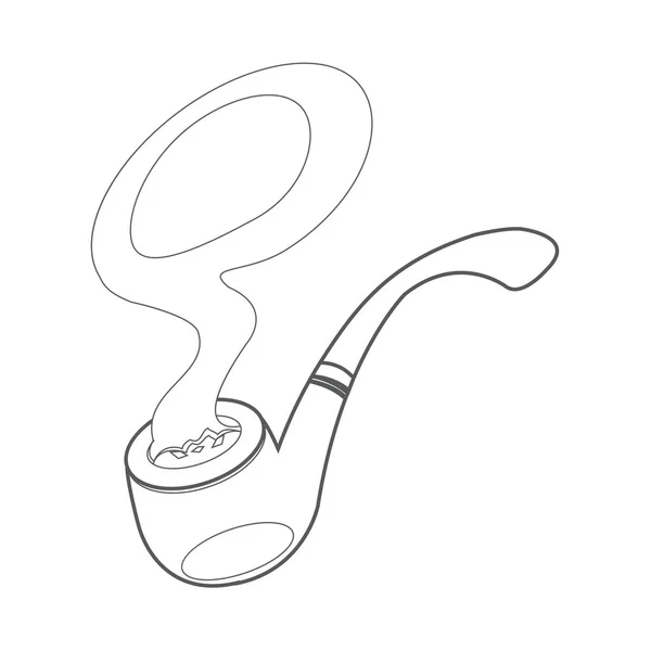 Fumeurs avec fumée de tabac — Image vectorielle