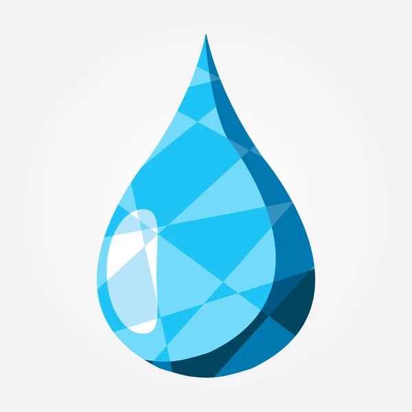 Icona goccia d'acqua. — Vettoriale Stock