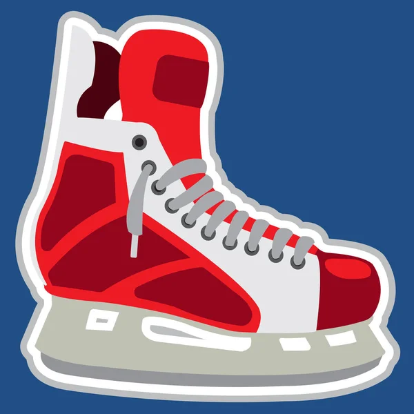 Skates, hockey ammunition — Stock Vector