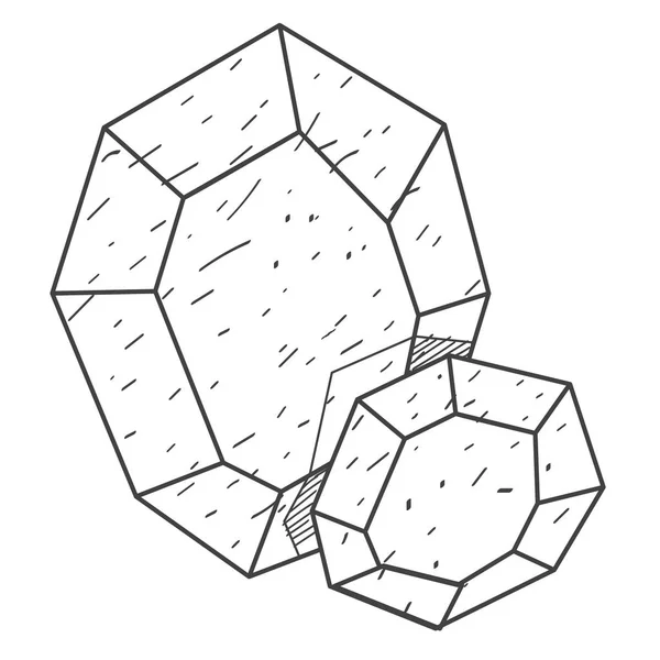 Piece 煤图标轮廓绘图. — 图库矢量图片