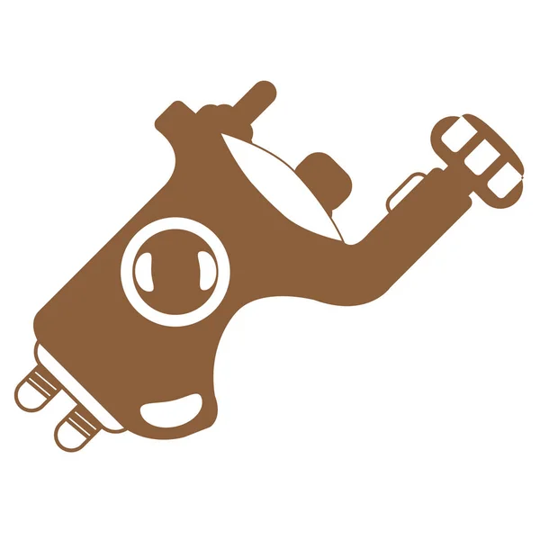 Tattoo machine-symbool — Stockvector