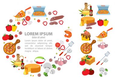 fast food simgesi seti 