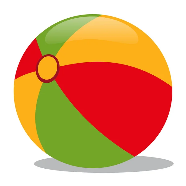 Ilustracja kolorowy Ball — Wektor stockowy