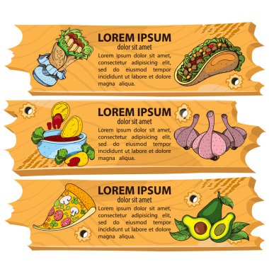 Set afiş lokanta