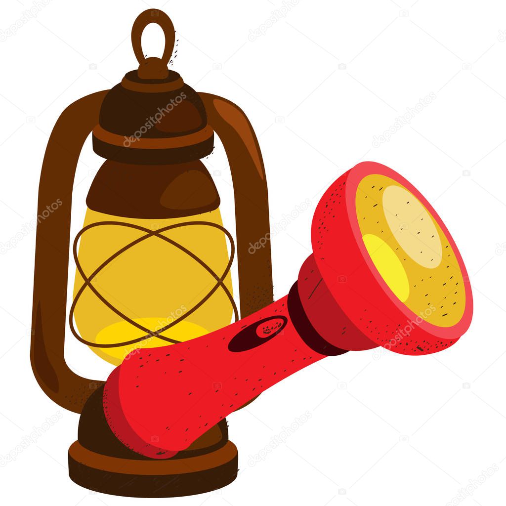 Flashlight and Lantern. Inventory hunter, woodsman, gamekeeper. Household tools.