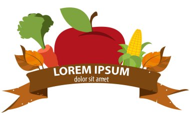 Meyve ve sebze logosu.