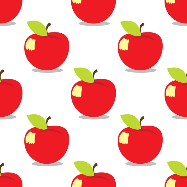 Modèle sans couture Apple — Image vectorielle