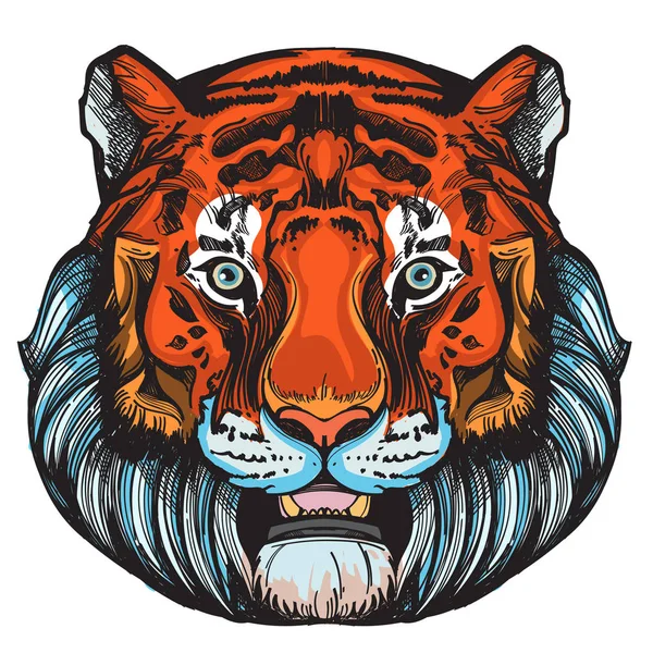 Чума тигрової ілюстрації — стоковий вектор