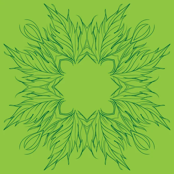 様式化された葉の要素 — ストックベクタ