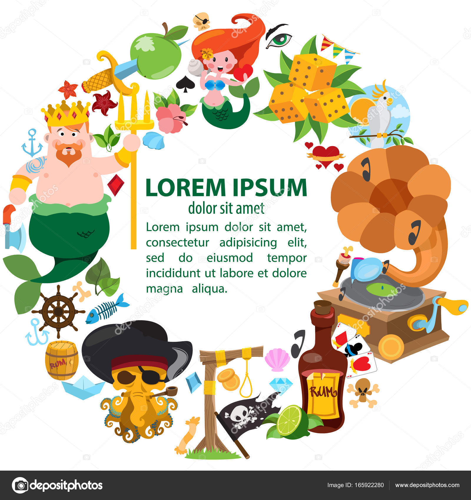 Personnages hilarants dans le style de dessin animé