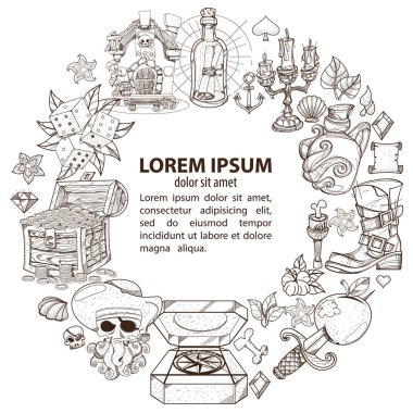 korsan temalı çerçeve