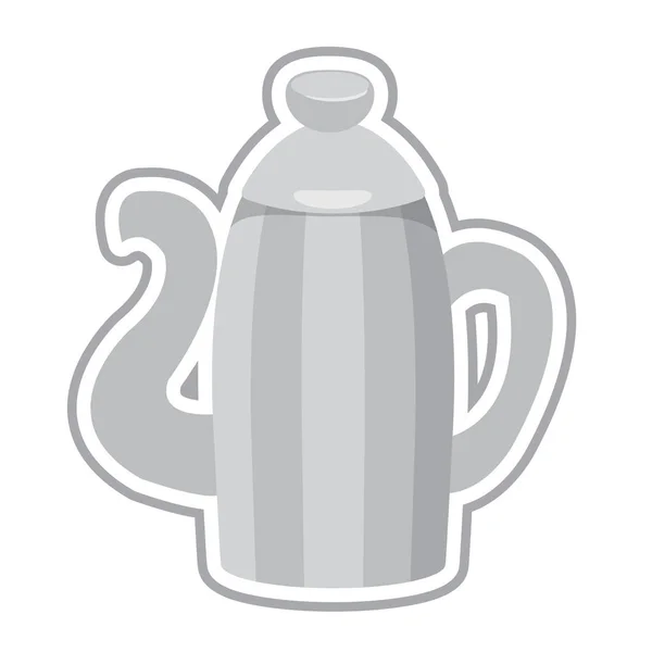 Bouilloire pour café ou cacao — Image vectorielle