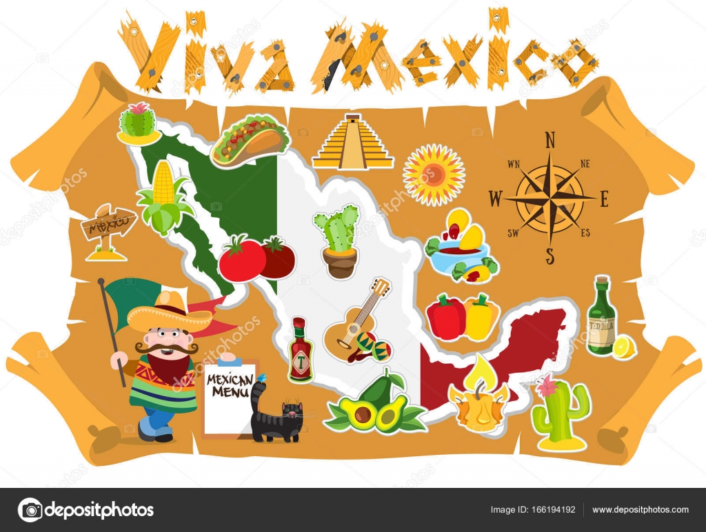 Mexico tradiciones imágenes de stock de arte vectorial | Depositphotos
