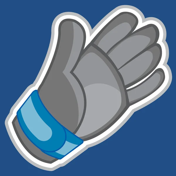 Ikona rękawice hokejowe — Wektor stockowy