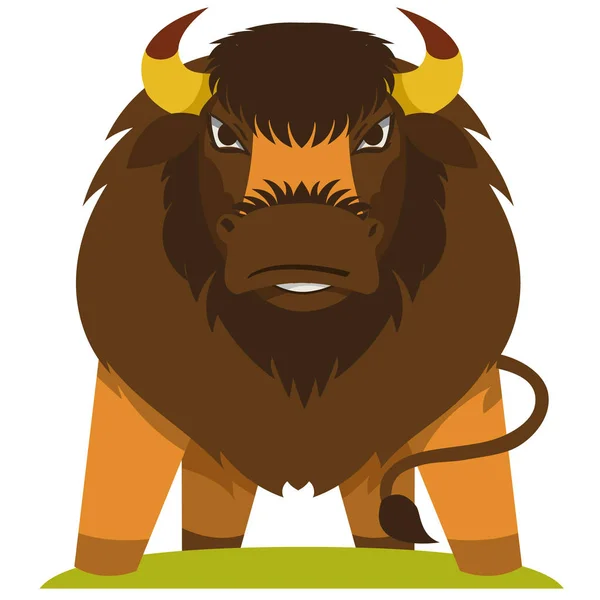Значок буйвола — стоковый вектор
