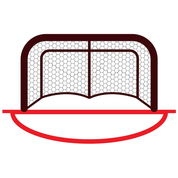Hokejové branky ikona — Stockový vektor