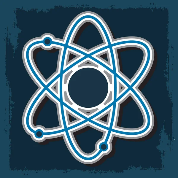 Il simbolo e i nuclei atomici . — Vettoriale Stock
