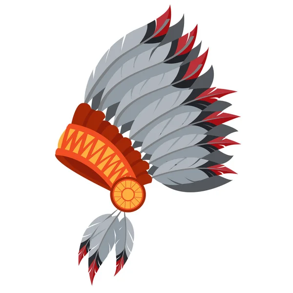 War bonnet icon — Stock Vector