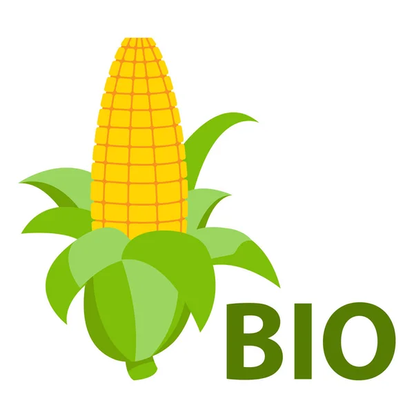 Ähren-Logo. Bio-Lebensmittel — Stockvektor