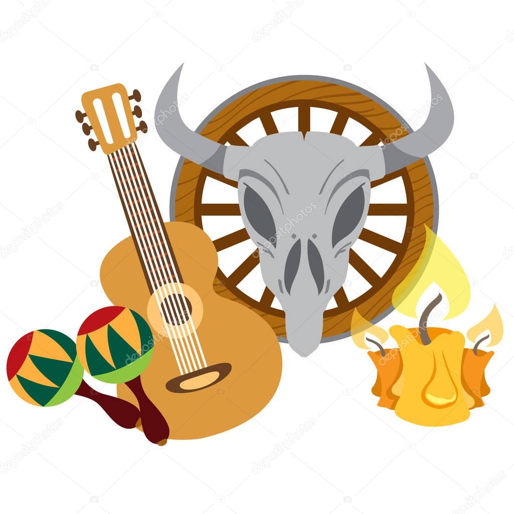 Vector illustration design of summer theme card