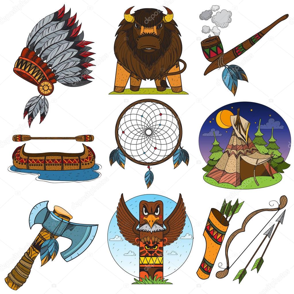 theme of the North American Indians