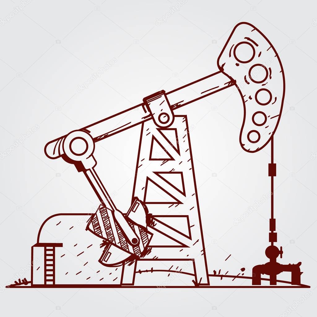 Oil industry equipment.
