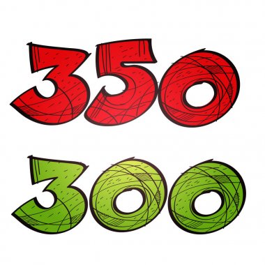 Sayıları 300 ve 350 