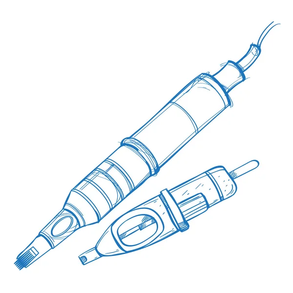 现代纹身机. — 图库矢量图片