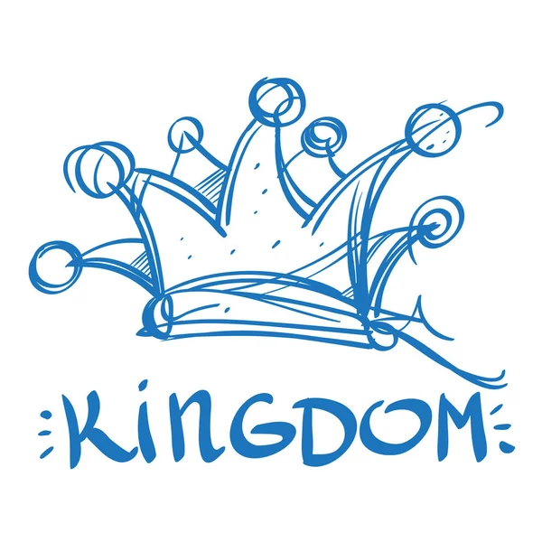 Desenho do logotipo da coroa . —  Vetores de Stock