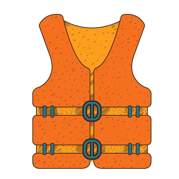 Life vest. Illustration — Stock Vector